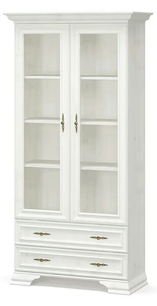 Mobilier living clasic IRYS, pin alb anderson, PAL laminat, 7 piese