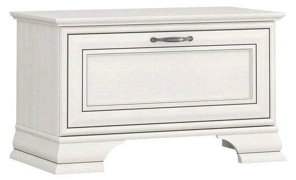 Mobila hol clasica TIFFANY II-2, grej, PAL laminat, 3 piese