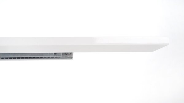 Masa living cu picior alba Nobel, 160/200X90X75 CM