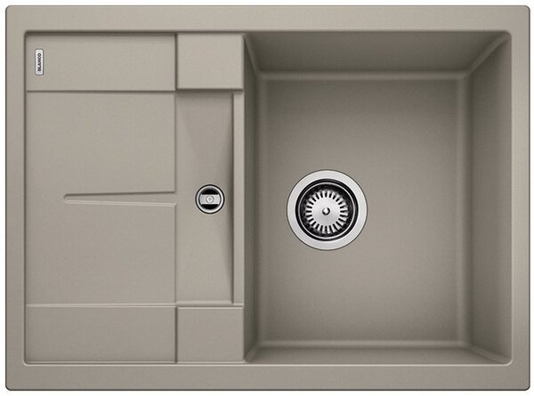 Blanco Metra 45 S Compact, chiuveta silgranit 680x500x190 mm, 1 camera, maro deschis, BLA-519569