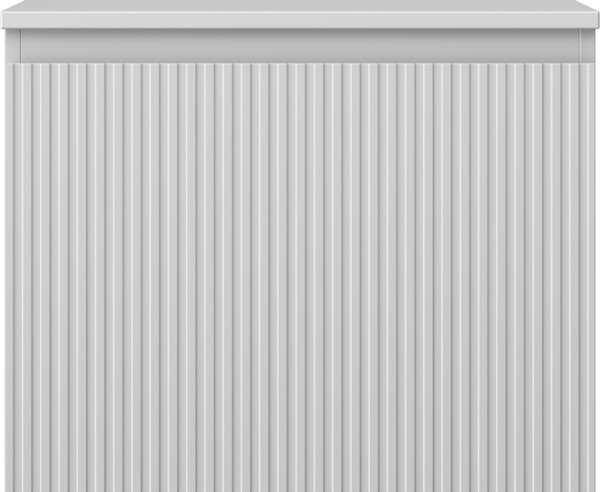 Mexen Rivel, mobilier de baie 60 cm cu blat, 1 sertar, canelat, gri mat, 91A20-06047-1-BFC62