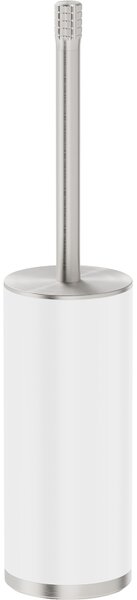 Mexen Triv, perie de toaletă de perete, albă / oțel periat, 70A33073-97W