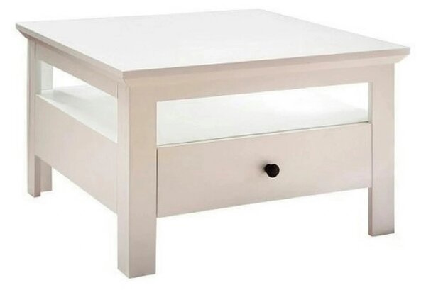 Masuta mica alba BRANDSON, alb, PAL laminat, 70x70x46 cm