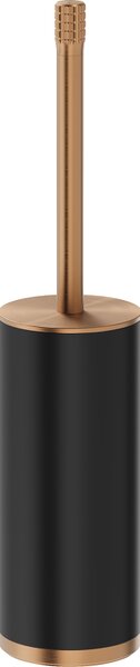 Mexen Triv, perie de toaletă de perete, negru mat / cupru mat, 70A33073-65B