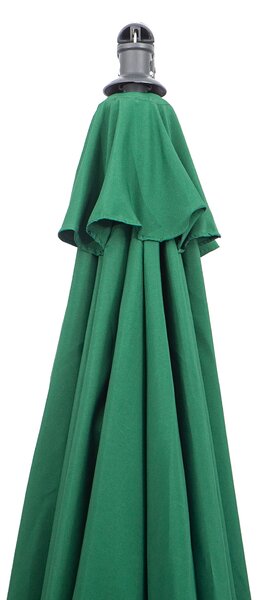 Outsunny Umbrelă Laterală din Metal, Verde, 3m, Protecție UV, Ideală pentru Grădină și Terasă | Aosom Romania