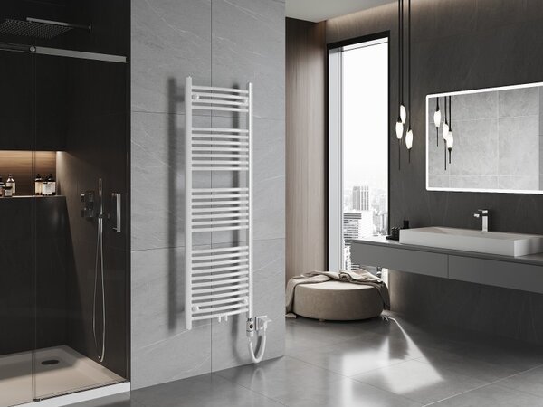 Mexen Ares, element electric de încălzire 1500x500 mm + tijă de încălzire 600 W, alb, W102-1500-500-2600-20