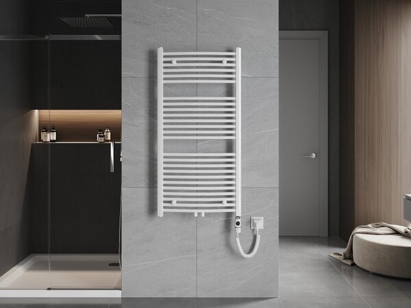 Mexen Ares, element electric de încălzire 1200x600 mm + tijă de încălzire 600 W, alb, W102-1200-600-2600-20