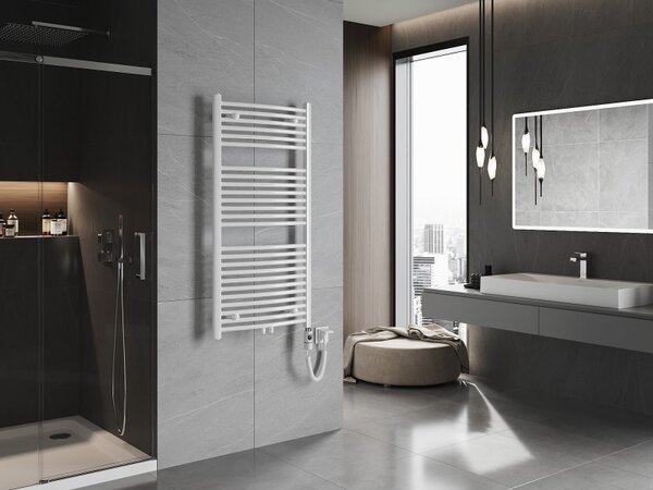Mexen Ares, element electric de încălzire 1200x600 mm + tijă de încălzire 600 W, alb, W102-1200-600-2600-20
