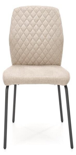 Scaun K461, stofa bej, 46x56x92 cm