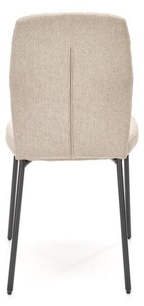 Scaun K461, stofa bej, 46x56x92 cm