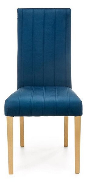 Scaun DIEGO 3, stofa catifelata albastru marin, 47x59x99 cm