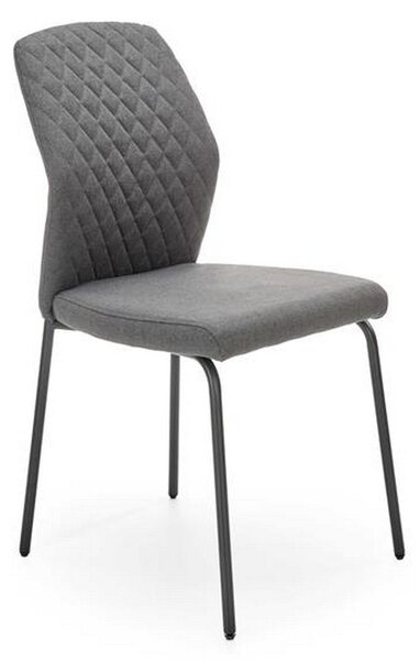 Scaun K461, stofa gri, 46x56x92 cm