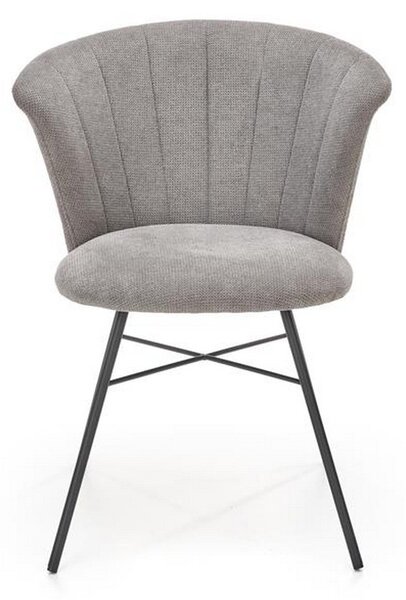 Scaun K459, stofa gri, 60x59x79 cm