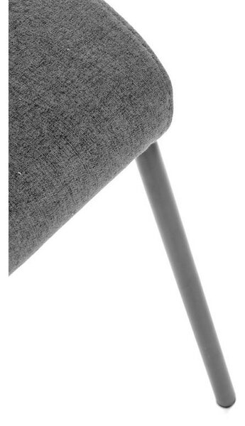 Scaun K461, stofa gri, 46x56x92 cm