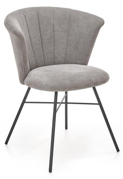 Scaun K459, stofa gri, 60x59x79 cm