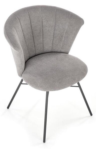 Scaun K459, stofa gri, 60x59x79 cm