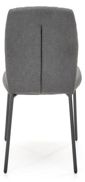 Scaun K461, stofa gri, 46x56x92 cm