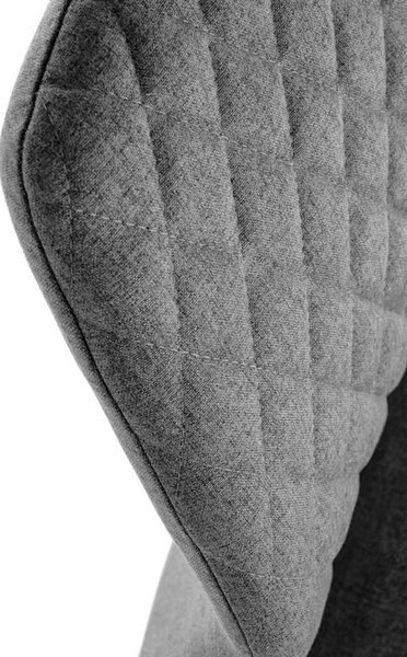 Scaun K461, stofa gri, 46x56x92 cm