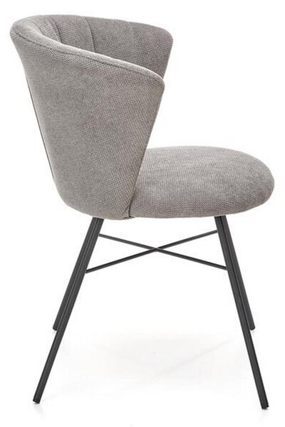 Scaun K459, stofa gri, 60x59x79 cm