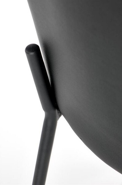 Scaun K471, stofa si piele ecologica gri, 50x58x85 cm