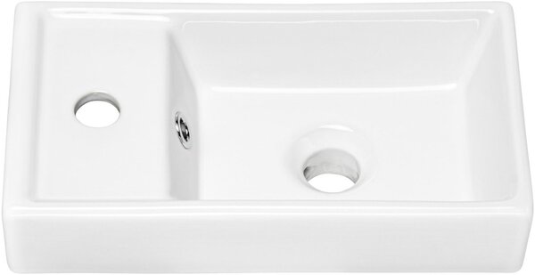 Comad Veda lavoar 40x22 cm dreptunghiular mobilier alb luciu UM-VEDEA40