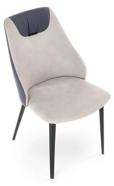 Scaun K470, stofa gri, 48x62x85 cm