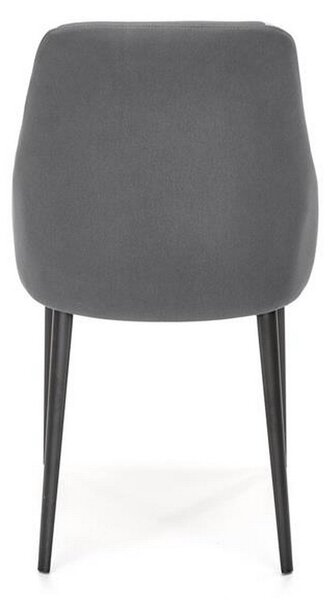 Scaun K470, stofa gri, 48x62x85 cm