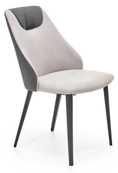 Scaun K470, stofa gri, 48x62x85 cm