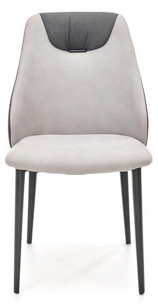 Scaun K470, stofa gri, 48x62x85 cm