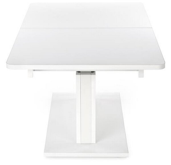 Masa extensibila BUSETTI, alb mat, reglare pe inaltime si lungime, 126