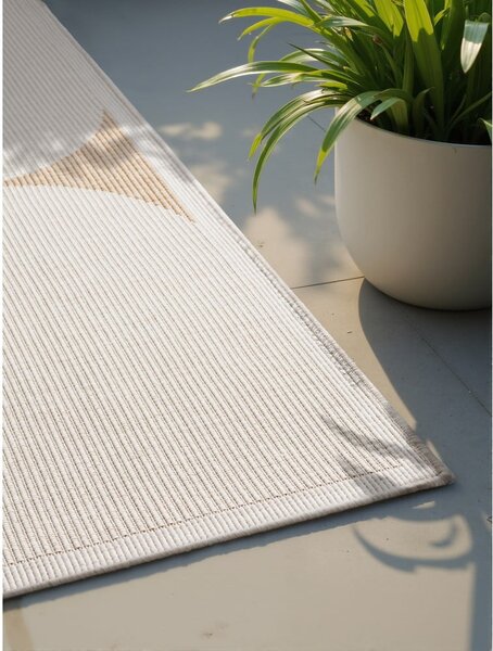 Covor pentru exterior și interior bej/fildeș 120x170 cm Duet Bowen – NORTHRUGS