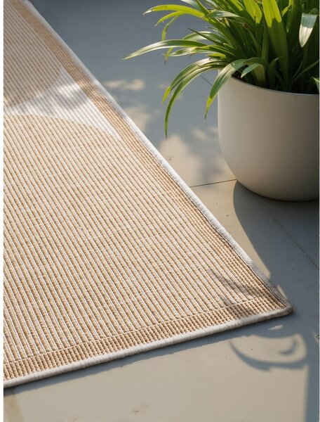 Covor pentru exterior și interior bej/fildeș 120x170 cm Duet Bowen – NORTHRUGS