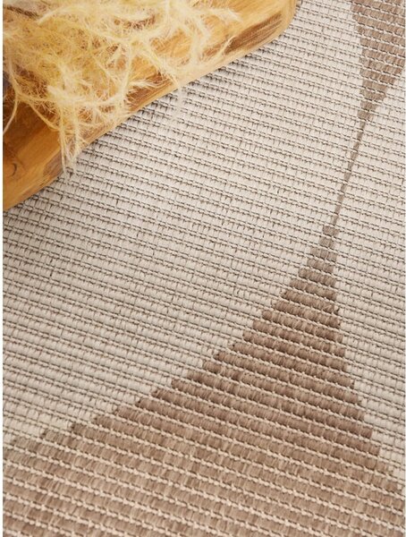 Covor pentru exterior și interior bej/fildeș 120x170 cm Duet Bowen – NORTHRUGS
