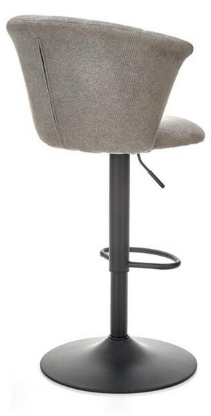 Scaun bar H104, gri, 55x53x90/112x61/83 cm