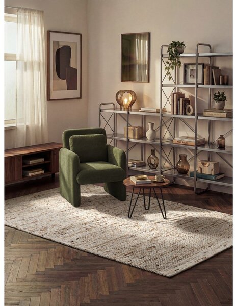 Covor bej țesut manual din lână 120x170 cm Bexley Woolwich – Ted Baker