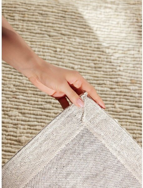 Covor crem țesut manual din lână 80x150 cm Bexley Woolwich – Ted Baker
