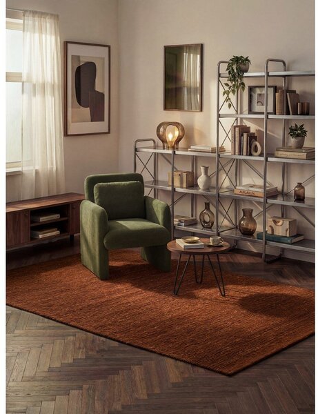 Covor maro țesut manual din lână 120x170 cm Bexley Woolwich – Ted Baker