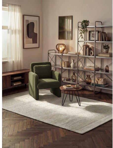 Covor crem țesut manual din lână 80x150 cm Bexley Woolwich – Ted Baker