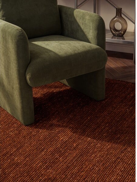 Covor maro țesut manual din lână 120x170 cm Bexley Woolwich – Ted Baker