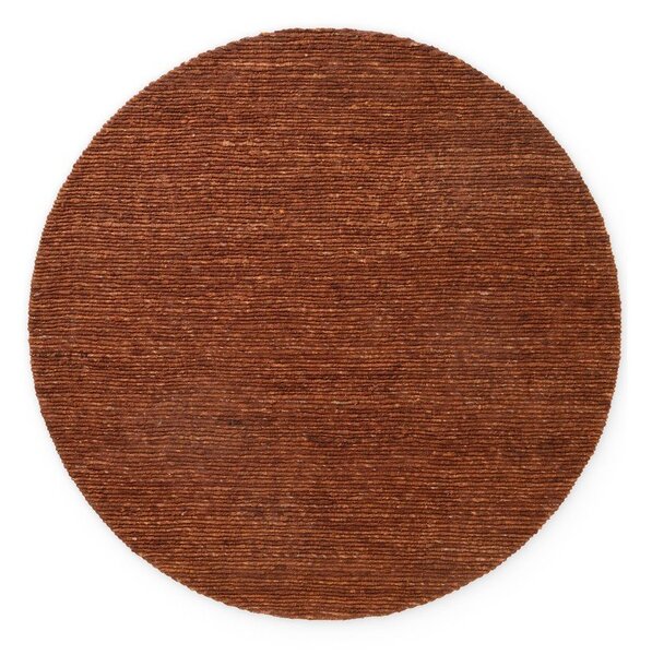 Covor maro țesut manual rotund din lână ø 160 cm Bexley Woolwich – Ted Baker