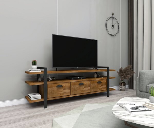 Comoda TV, 100% lemn, nuc 148x47x30 cm