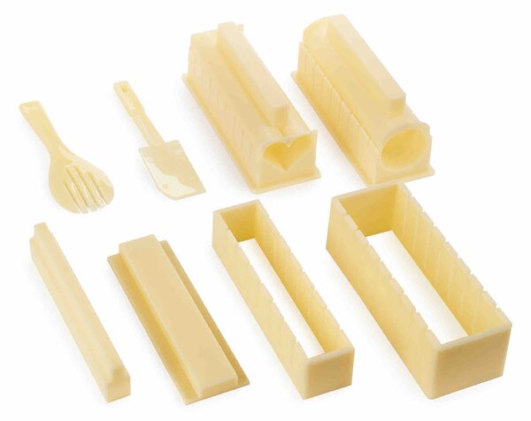 Set complet pentru preparare sushi - 10 piese onuvio®, ustensile premium, ideal pentru sushi acasă