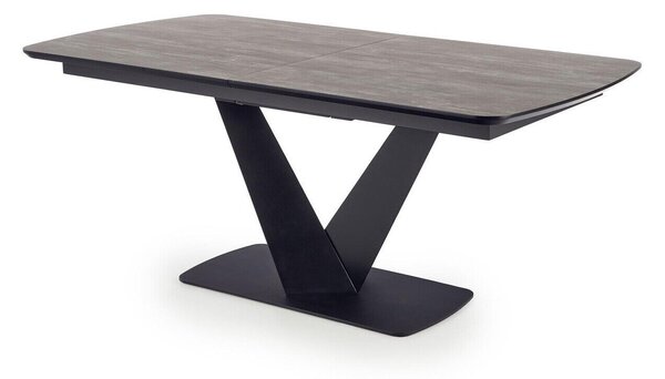 Masă Houston 1289Gri inchis, Negru, 8x10x18cm, ExtensieExtensie, PAL laminat, MDF, Metal