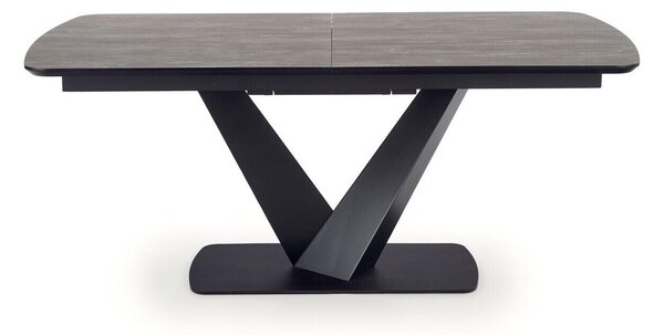 Masă Houston 1289Gri inchis, Negru, 8x10x18cm, ExtensieExtensie, PAL laminat, MDF, Metal
