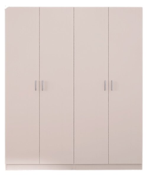 Dulap Haine 4 Usi, H200 x A50 L160cm, Culoare Casmir, Material Pal 18mm