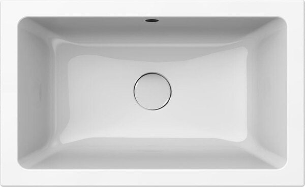 GSI Kube X lavoar 60x37 cm dreptunghiular sub blat alb luciu 8953911