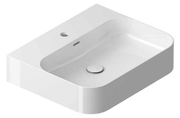 Ravak Ceramic lavoar 55.3x45.2 cm dreptunghiular clasică alb luciu XJX01155000