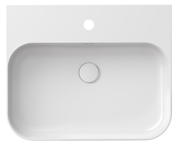 Ravak Ceramic lavoar 55.3x45.2 cm dreptunghiular clasică alb luciu XJX01155000