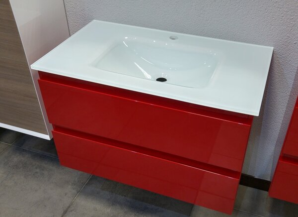 Defra Puro lavoar 61x46 cm dreptunghiular mobilier alb luciu 3072