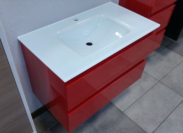 Defra Puro lavoar 61x46 cm dreptunghiular mobilier alb luciu 3072